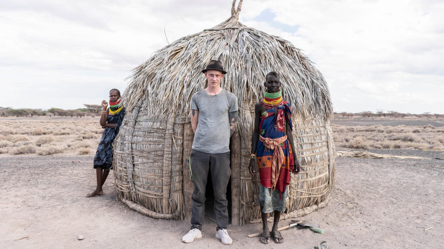 Ivar Andersen på plats i Turkana i Kenya, där klimatkrisen är märkbar.