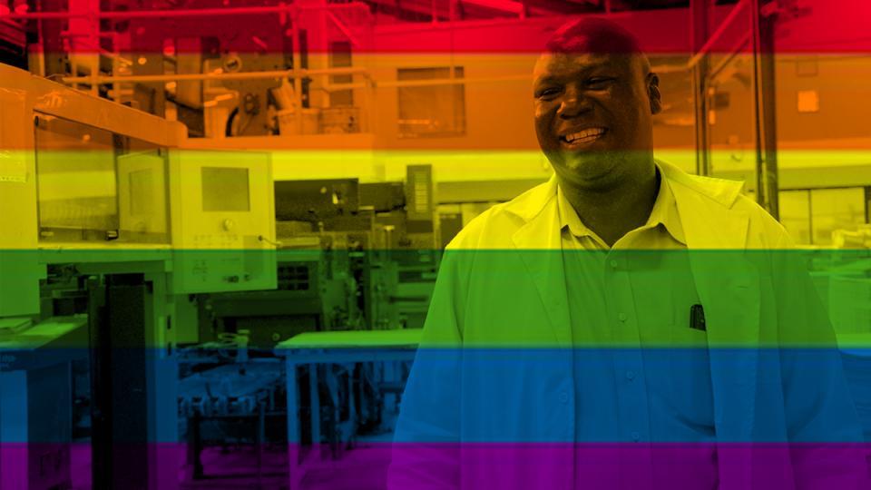 Patrice från Kenya har drastiskt ändrat sin inställning till homosexualitet. Det globala utbytet med andra fackliga gjorde skillnaden.. 
